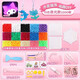Heimlich süßer Wasser Nebel Magie Perle Nacht Perle Spielzeug Magic Perle Glühen handgefertigte DIY -Kinder -Set -Material Set Girl Toys 3 Farben 300 Luminous Perlen