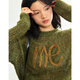 OCTOPUSME Octopus Home [Hollow Thin Style] Pullover Knit Sweater Women 2025 New Style Underwear Knit Sweater Light Blue S