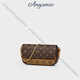 
ANYSMIC Bag Women's Bag Luxury Brand Small Bag Chain Bag 2025 New Niche High-end Crossbody Bag Women's Square Bag Coffee