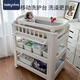 Babyviva windel tisch babypflege tisch neugeborenes baby baby babywindel windel crib Multifunktionale Massage und Berührung badeanter Wleidertisch + Latexpolster + Sensorbad NET Assembly andere Rahmenstruktur