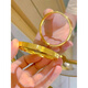OAZ9999 real gold bracelet for women new fashion solid baby's breath gold color bracelet gift 20.6g inner diameter No. 56 suitable for 80-90 Jin Jin equals 0.5 kg to wear