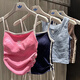 阿迪达斯 （adidas）三叶草夏季女子复古条纹可调节运动吊带背心 KE3887 KE3891 棕色KE3892（有胸垫） （） L