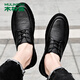 MULINSEN Men's Business Casual Shoes Soft Sole Work Formal Shoes Men's Shoes Size 40 Black 99136