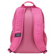 Couleur solide de New Balance Fashionable et polyvalent à fermeture éclair et à clôture en polyester sac à dos ordinaire rose féminin rose