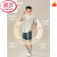 浪莎（LangSha）睡衣男士夏季莫代尔薄款短袖短裤夏天冰丝凉感大码家居服两件套装 YSX9712 L