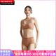 Calvin Klein 摩登引力带轻运动无钢圈工字文胸 女款 BO8-岩石棕 S
