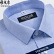 Champe à manches courtes officielles de Yager pour hommes 2025 Été Coton Pure Business décontracté d'âge moyen Ironing Plaid Plaid Professional Shirt Short à manches courtes DX6628 M (165)