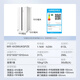 Midea M60 series Yunduo 643 double-door double-door white ultra-thin flat screen fully embedded dual system variable frequency household refrigerator first-level government subsidy MR-643WUKGPZE ice glaze white
