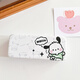 
Cute glasses box portable women's style anti-pressure and anti-fall cartoon eye box ins sunglasses student storage glasses box gift same glasses cloth (hello puppy)