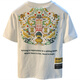 
Kurashi Ichiki Trendy Summer New Fashion Brand Short Sleeve Men's High-end Printed High-Stack High-Definition Combed Cotton T-shirt All-matched Half-Sleeve Men's White [JSW9902 White] L Suitable for 109-123Jin [Jin equals 0.5 kg]