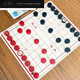 Shantoulin Village two-color acrylic transparent magnetic stripping and gift Chinese chess portable aluminum alloy SN6636. Black and red chess full chess clock
