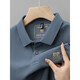 Pier Cardin summer pure cotton men's short-sleeved T-shirt high-end embroidered lapel large size versatile half-sleeved men's POLO Paul shirt trendy t 6628 purple [main picture] M /48