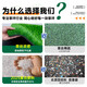 Qingya simulated lawn carpet, fake turf bedding, plastic outdoor artificial court, artificial fence, kindergarten green floor mat, 3 cm, newly upgraded 11-pin encryption, high-quality B-grade model (1 meter wide, 6 meters long) 6 square meters