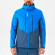 Senderismo de mijo, senderismo, esquí, escalada en roca, a prueba de viento, impermeable, transpirable, chaqueta de concha suave de 3 capas cálida MIV9905 N3176-Denjean Blue_light Blue S