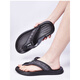 Huili 2025 Neue Pantoffeln Herren Sommer Anti-Rutsch-Flops-Strandschuhe trendige koreanische Version Outdoor Fußsandalen Braun [679+1] 39