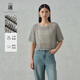 Ayilian [gleicher Stil im Einkaufszentrum] Mode gestrickte Pullover für Frauen im Sommer 2025 New altersreduzierende Schlampe Hollow Top Haiyan Blue M.
