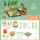 迷你菜园仿真微缩场景模型儿童女孩仿真厨房家居摆件过家家玩具 冰箱套装