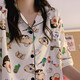 【爆款三件套】睡衣女秋ins风卡通睡衣宿舍可外穿家居服套装秋 套WZL1476【高质量三件套】 M 【建议80-100斤】