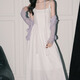 
Yu Shang Zhenpin White suspender dress Women's spring and summer long skirt wearing inner wear beach and beach pure temperament vest base White dress [ M ]
