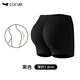 Curvy fake butt lifting panties for women with curved buttocks and peach artifact latex hip pads butt lifting safety pants black-thick hip pads M