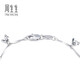 Chow Sang Sang Pt950 platinum bracelet platinum bracelet for women 46372B Price 17cm - 3.45g (including labor cost 300 yuan)