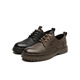 
Red Dragonfly Men's Workwear Shoes Spring and Autumn Low Top Trendy Martin Shoes Thick-soled Leather Shoes Retro Casual Shoes WLA44054 Black 42