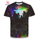 Yamamori Nanshi 2025 short-sleeved Naruto anime series T-shirt 3D printed trendy casual top Uchiha Itachi seal TXU1506 S suitable for 80-90Jin [Jin equals 0.5 kg]