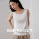 金三塔真丝背心女桑蚕丝简约舒适夏季清凉弹力缎背心上衣 肤色1105 L