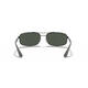 Rayban Männer 24 neue RB3527 Einfache Sonnenbrille klassischer Pilotstil bequemer und leichter Fahrteile Black_Green Classic L.
