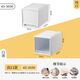Kleiderschränke im Schubladenstart für den Schubladen im Haushalt Haushalt Transparent Aufbewahrungsbox Unterwäsche Finishing Box Dicked Capacity Clothing Storage Box 45-3523 (weiß) Feste Farbschublade 1