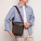 Nuevo bolso de hombro de moda bolso para hombres de alta gama viajero de campo cruzado bolso de hombro en la impresión de presbyop bolso cuadrado pequeño negro