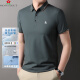 Montagut Count Mulberry Silk Color Polo Camiseta Summer Comercio informal de camisetas de manga corta Men 1416 White M 165 (100-120Jin [Jin equivale a 0.5 kg])