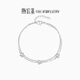 Chao Acer Platinum PT950 platinum bracelet star double chain as a birthday gift for girlfriend, priced at about 5.2g