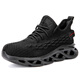 
Labor protection shoes for men's breathable soft sole lightweight casual female electrician's head anti-smash safety work 844...' 44 844 black flying weaving anti-smashing anti-puncture
