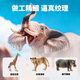 思乐（Schleich S）思乐仿真模型野生草原动物实心儿童玩具长颈鹿大象礼物 大穿山甲14757