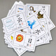 
G Wukong literacy card Preschool word recognition card 1200 words Pinyin teaching aids memory synchronous word card 100 single word 4-inch card (including 701-800 words) 8cmX