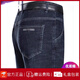 
JEEP SPIRIT Jeep Summer Jeans Men's Straight Loose Thin Jeans Middle-aged High Waist Dad Long Pants 3888 Middle Blue 31 [2 feet 4 Waist]