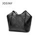 Zhuosini 2025 Neue modische und vielseitige One-Shoulder-Crossbody-Tasche für Frauen mit High-End-Nischen-Design-Handeimer Schwarz