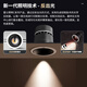 Taixlon Lighting Spectrum complet LED Downlight Spotlight Spotlight Spotlight Momening Washing Washing Light Future Light Light Black Cup 7W chaud blanc Light Ra9855