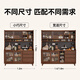 Kao solid wood sideboard against the wall integrated multifunctional living room simple wine cabinet storage cabinet 908#160*40*173cm