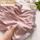 
Modal casual pajamas women's thin summer ice silk short sleeve shorts lapel home clothes summer suit simple to wear outside YFY-9901 [ice silk double short] M [recommended 80-100Jin [Jin equals 0.5 kg]]