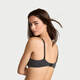 
Victoria's Secret Summer Logo Letter Strap Comfortable Thin Paddy Bra Women 5D9M Black 11265343 70B (32B)