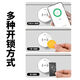 CLCEY免打孔抽屉锁电子防盗文件柜子锁床头柜鞋柜通用NFC智能感应柜锁 刷卡NFC手动锁13822mm