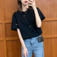 Opeodly【2694人收藏】刺绣纯棉短袖T恤女ins潮2024夏季新款甜美减龄百搭 白色 S