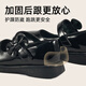Red Dragonfly Children's 2025 Autumn and Winter Children's Shoes Girls' Little Leather Shoes 3-6 Years Old Princess Shoes Single Shoes Q51BPPY455 Black 33