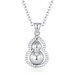 Bank of China Yijin pt950 gourd platinum pendant women's necklace platinum Fulu pendant birthday Valentine's Day gift for girlfriend and wife gourd pendant about 3.6g free S925 silver chain