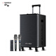 SANSUI E08 singing audio outdoor K-song trolley speaker performance high-volume Bluetooth mobile audio high-power singing outdoor KTV performance stage dual microphones