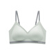 Yalu traceless underwear women's shaping lifting and sagging breasts, full cup to make it look slimming, ice silk cool feeling bra, ice blue M (recommended 95-110Jin [Jin equals 0.5 kg])