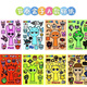Weineng rythm box halloween fun hand-décompression and répétited play matériaux autocollants créatifs enfants toys rythm box version sorcière stickers stickers [8 images]