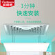 Weishilang ceiling-mounted central air conditioner windshield ceiling fan guide fan restaurant/hospital/school/office air conditioner outlet cover square recessed ceiling fan wind guide V9-45cm canvas model suitable for ceiling fan/duct fan